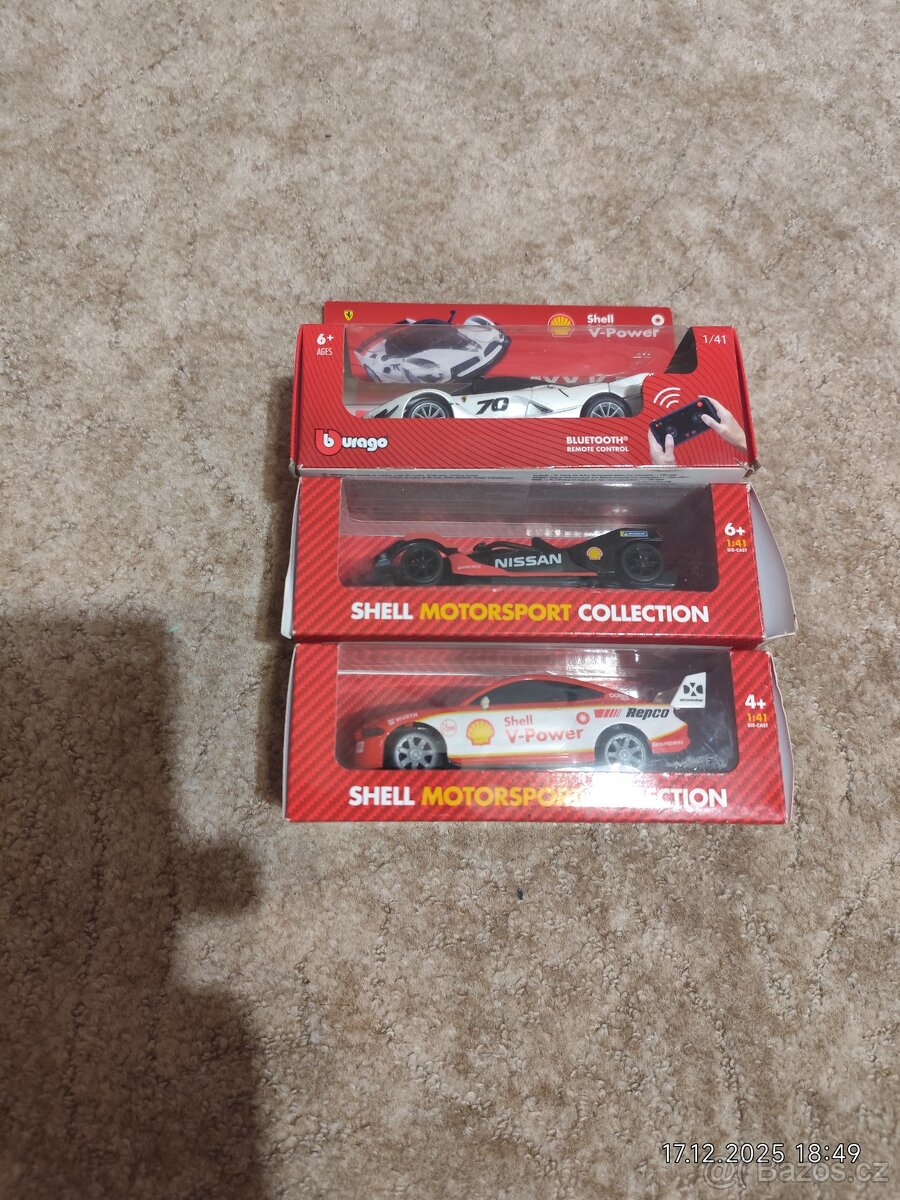 Prodám modely shell 1:41 3ks - 2