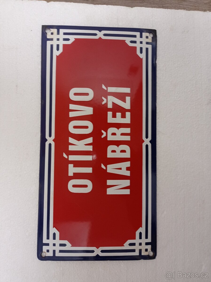 Smaltovaná cedule - 2