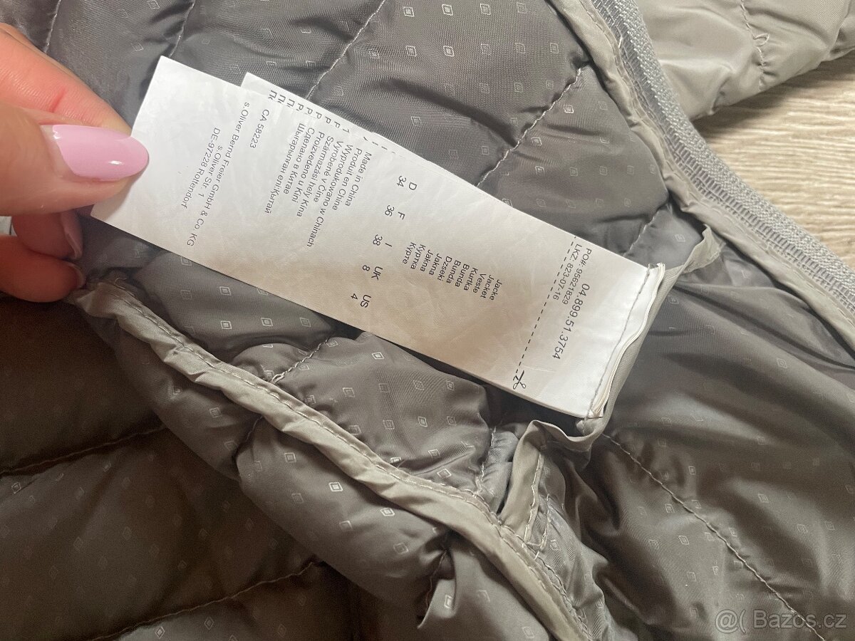 Prodám lehkou péřovou bundu S. Oliver - 2