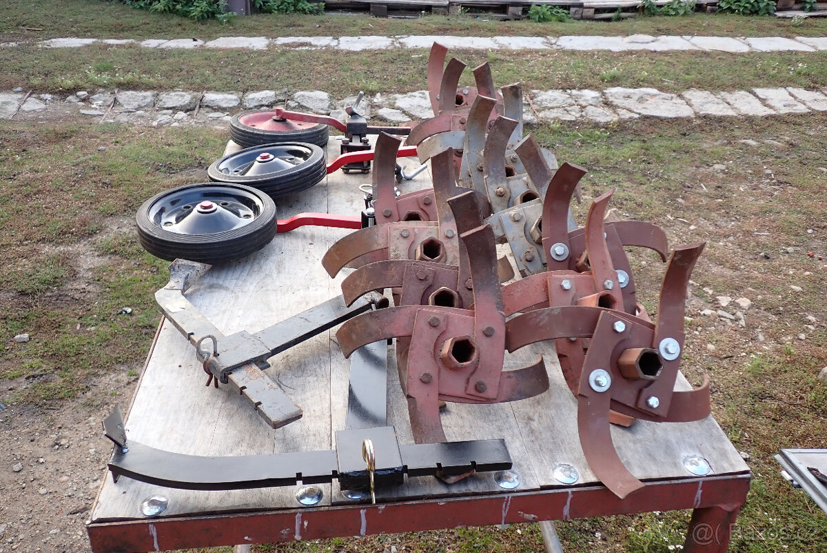 vari - rotační kypřič / rotavátor kopinatý+brzdící radlička - 2