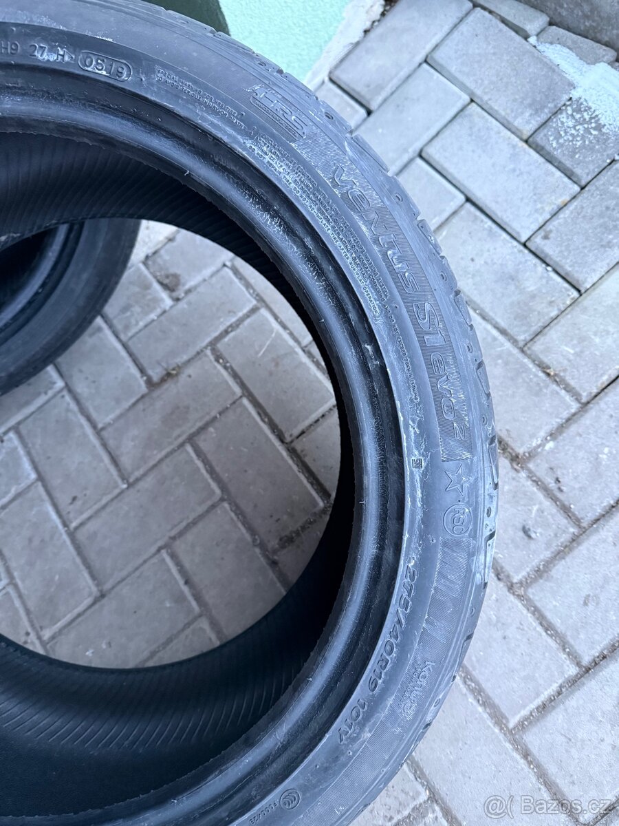 2x letní pneumatiky Hankook 275/40r19 - 2