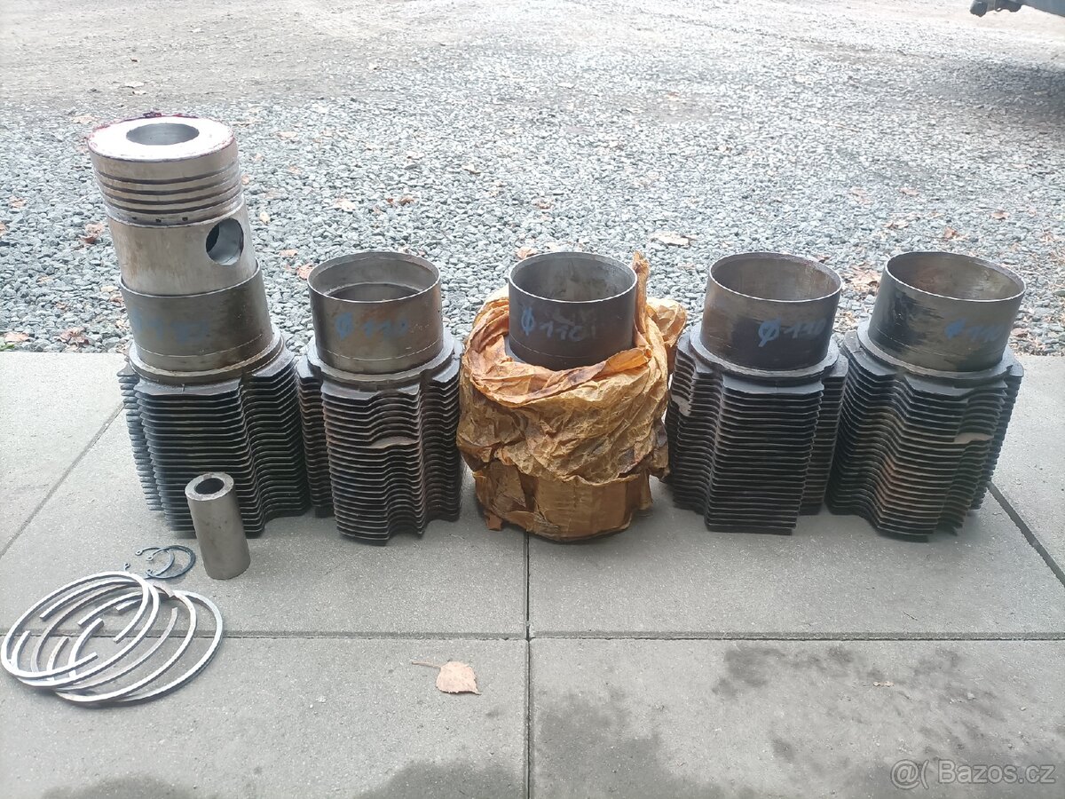 Prodám Praga V3S kompletní sady válců s pistama a vším - 2