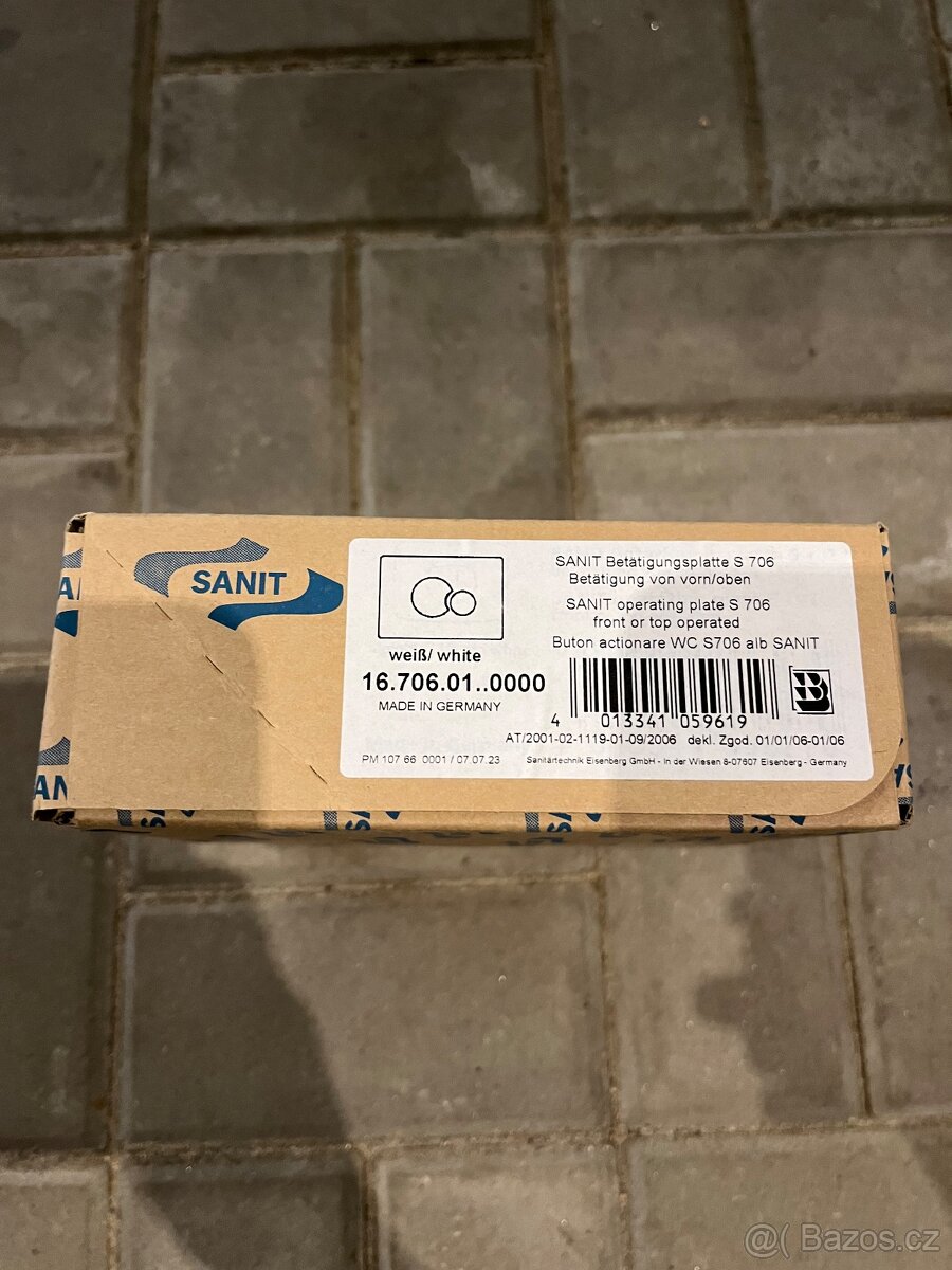 Splachovací tlačítko Sanit S706 - 2