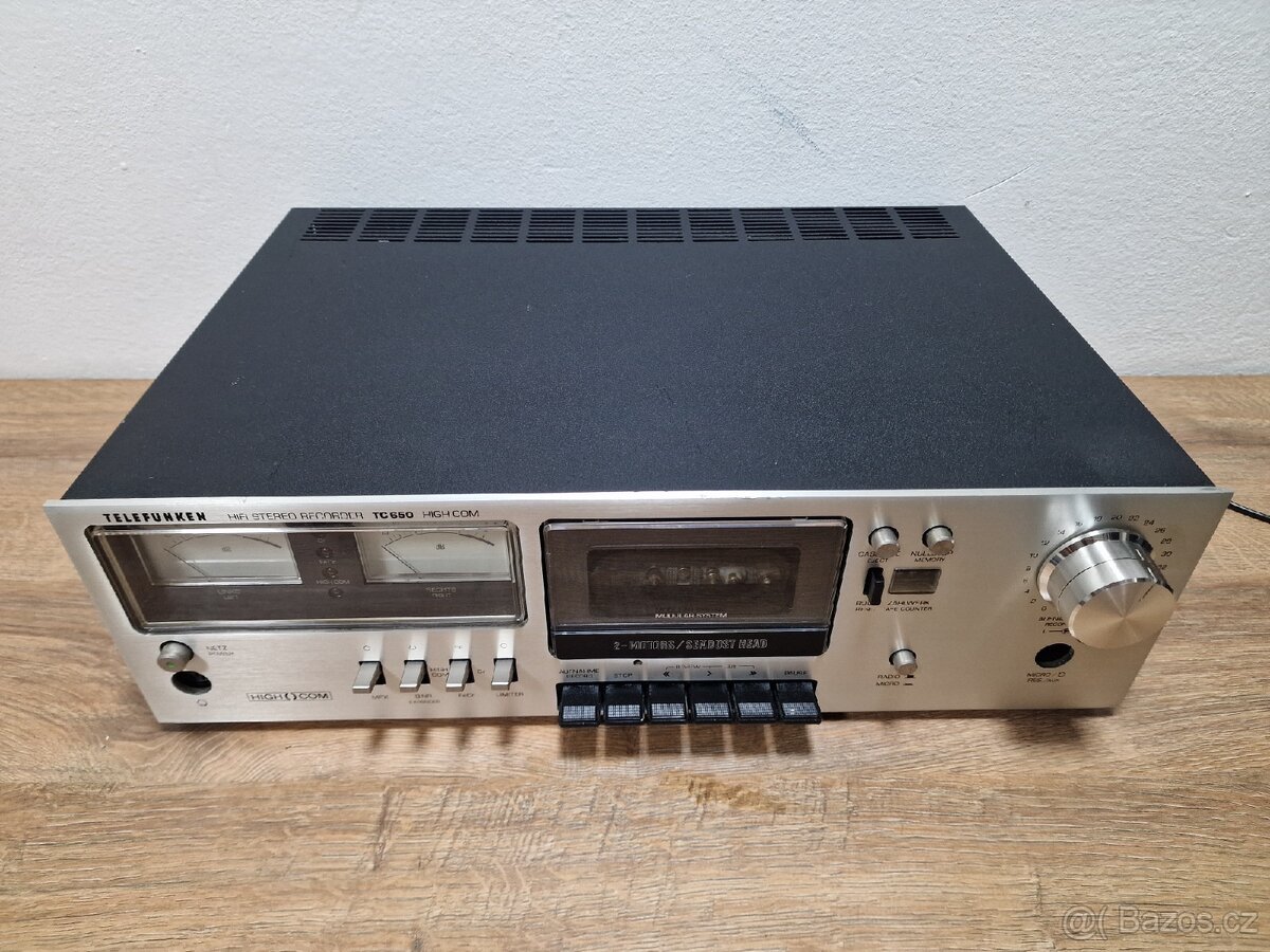 Vintage tape deck Telefunken Tc 650 High Com - 2