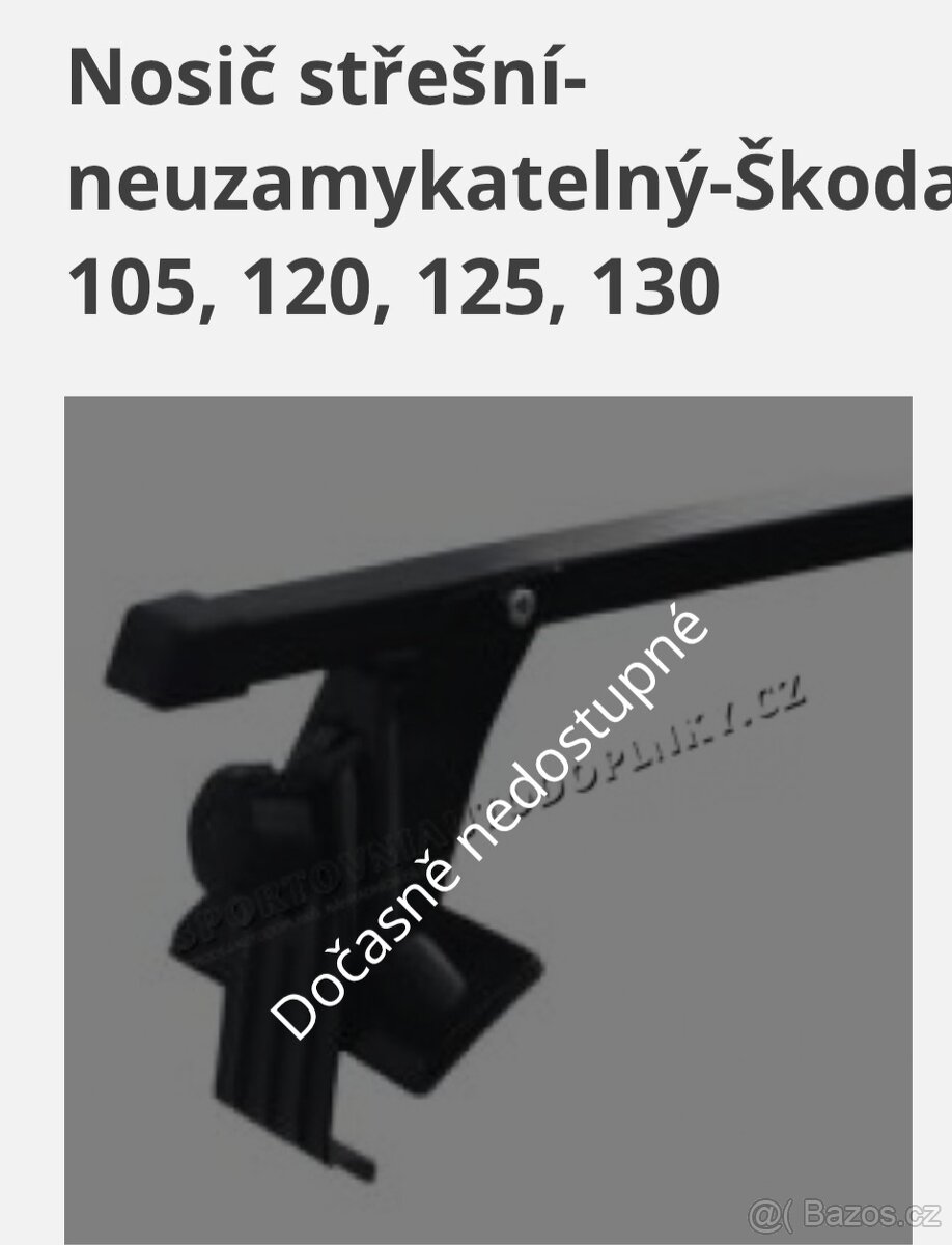 Střešní nosič škoda 105 - 2