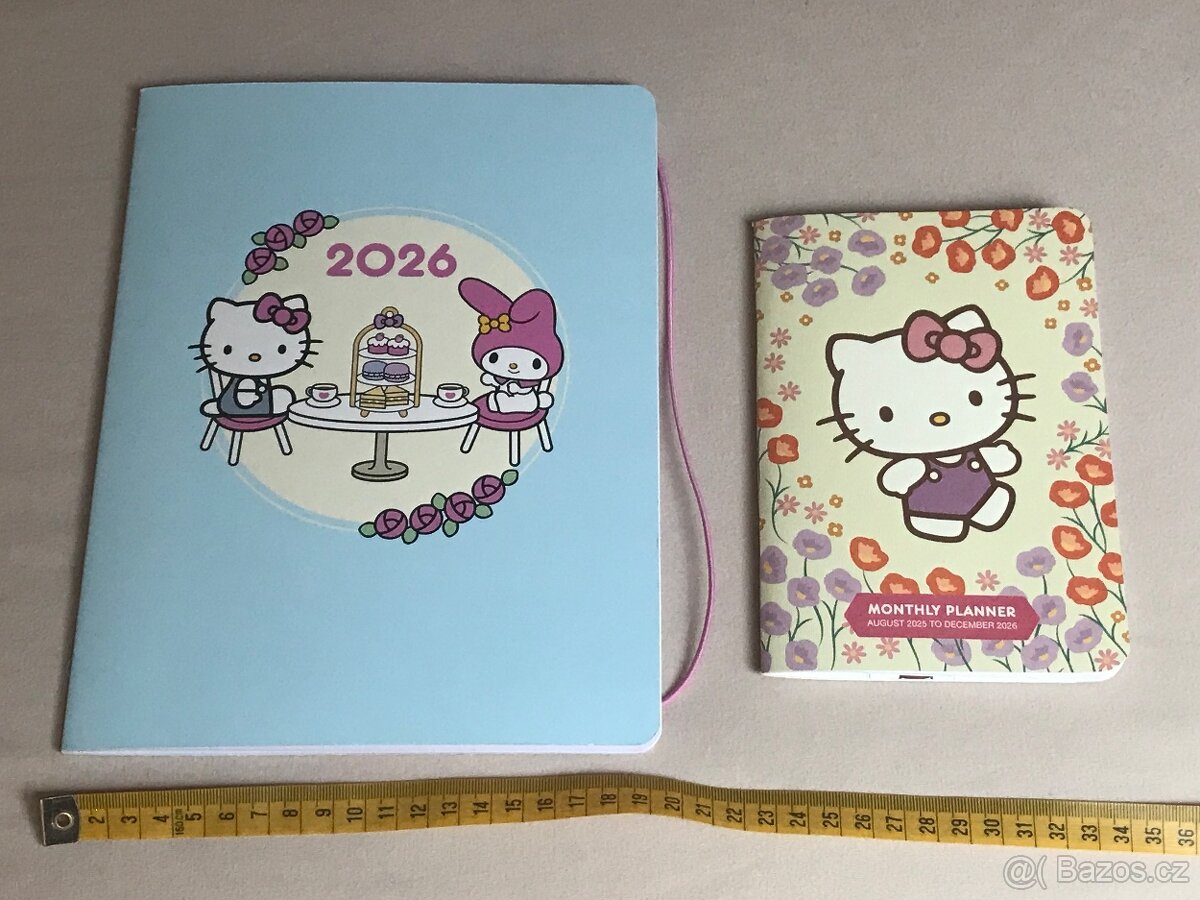 Hello Kitty Dětské měsíční diáře 2026 - 2