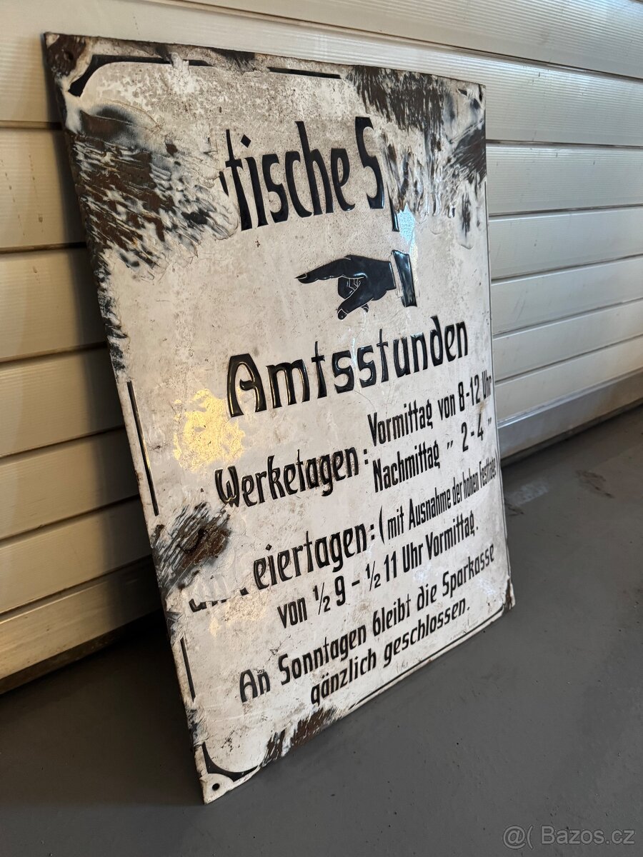 Smaltovaná cedule - 2