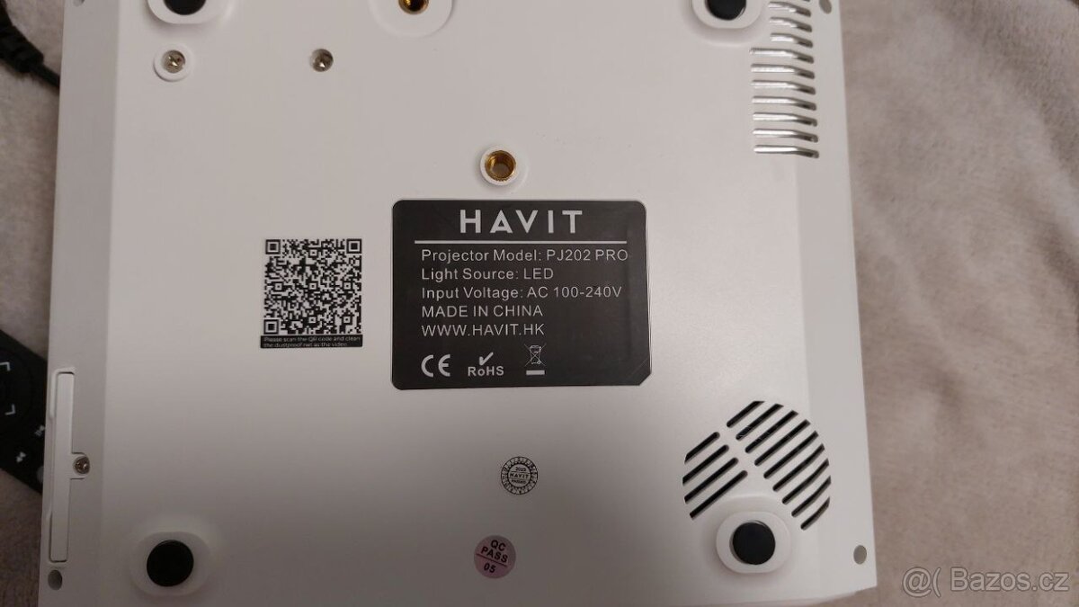 HAVIT PJ202 PRO – Full HD 1080p projektor s Android TV 9.0 - 2