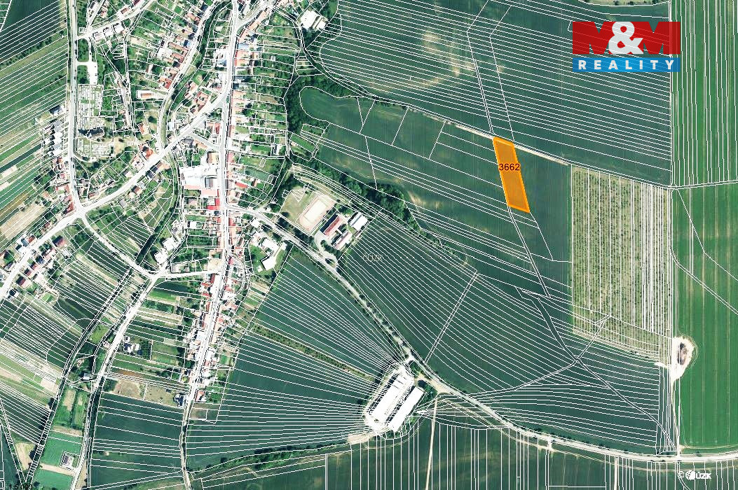 Prodej pole, 1462 m², Ježov - 2