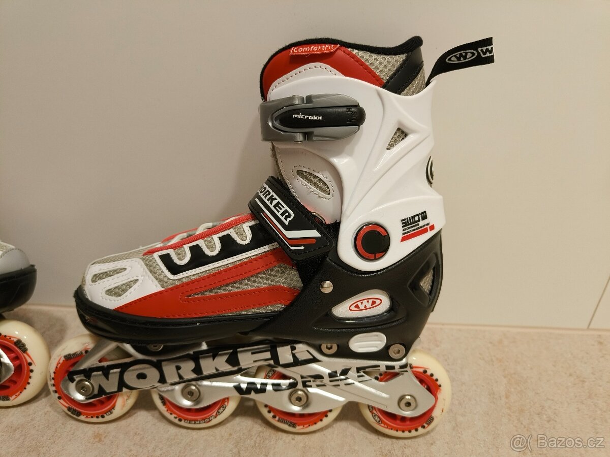 nastavitelné kolečkové (in-line) brusle 2v1 vel.37-40 - 2