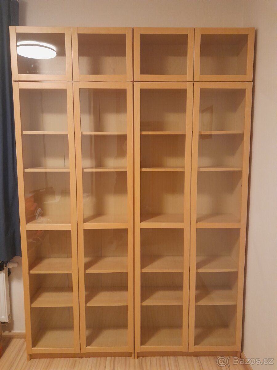 Knihovna Billy/Oxberg- Ikea- dub- 2x set - 2