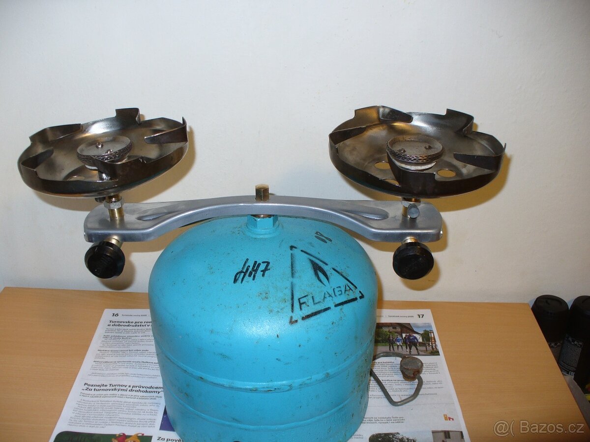 plynový vařič s plnou bombou - 2
