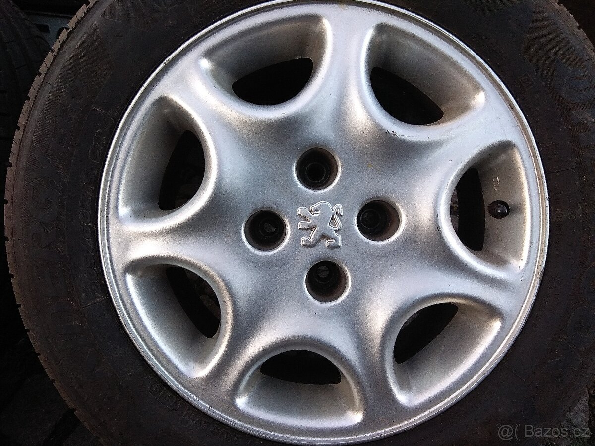 Alu disky originál Peugeot 6,5x15 - 2