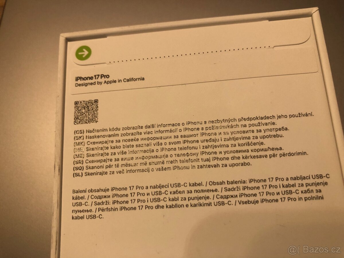 iPhone 17 pro 256gb Oranžový 2 roky CZ záruka - 2