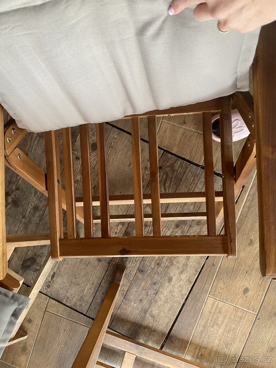 Zahradní nábytek sestava- materiál akát - 2