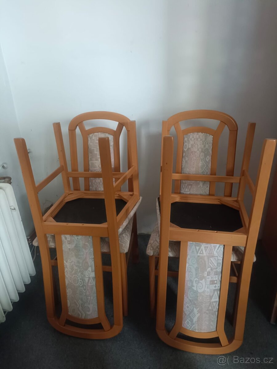 Židle - minimálně používané, čisté, nerozvrzané - 2