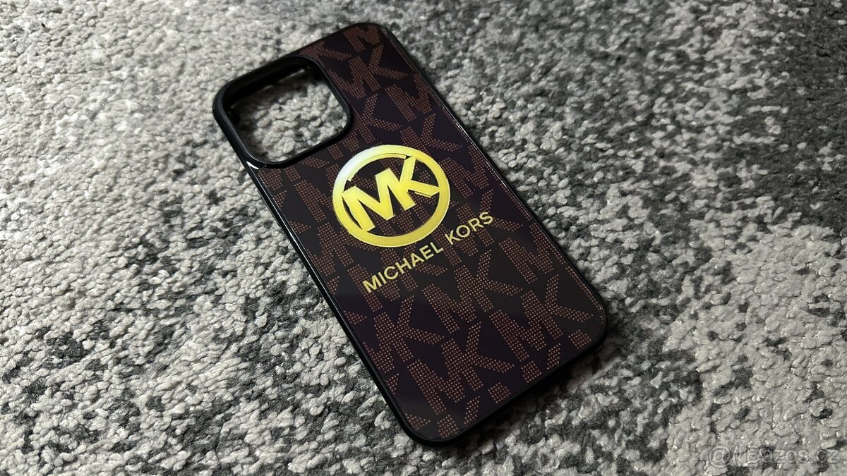 Kryt Michael Kors na iPhone 14 PRO MAX - zlatočerný - 2