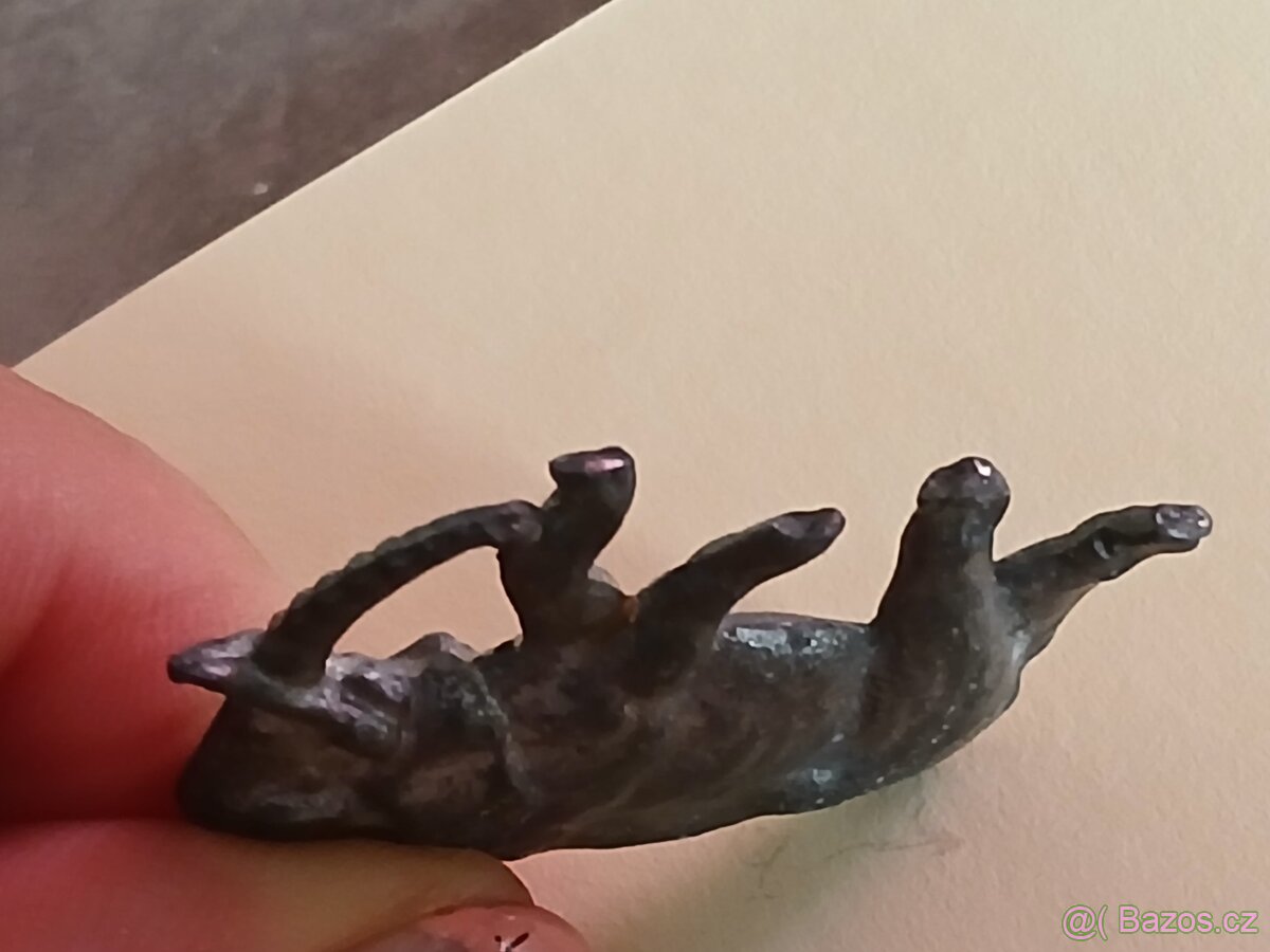 Retro cínový malý sloník - 2