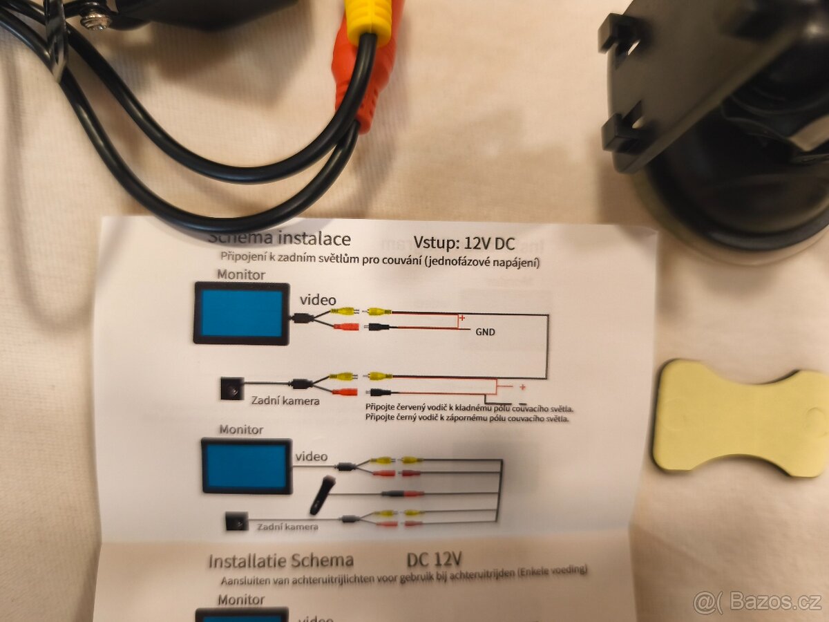 Couvací kamera + LCD display - 2