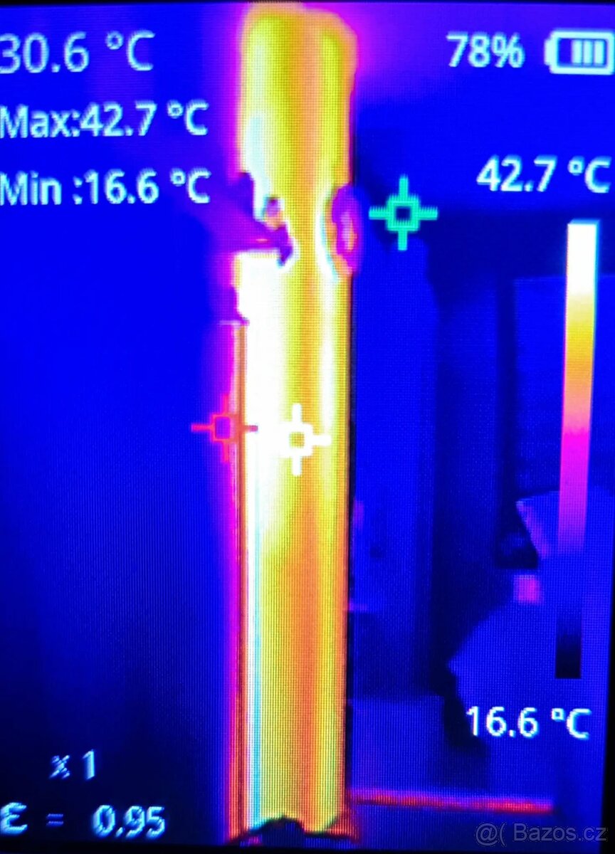 Profesionální Termokamera 2,8" a 32GB SD karta - 2