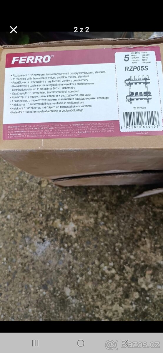 Rozdělovač podlahového topení - 2
