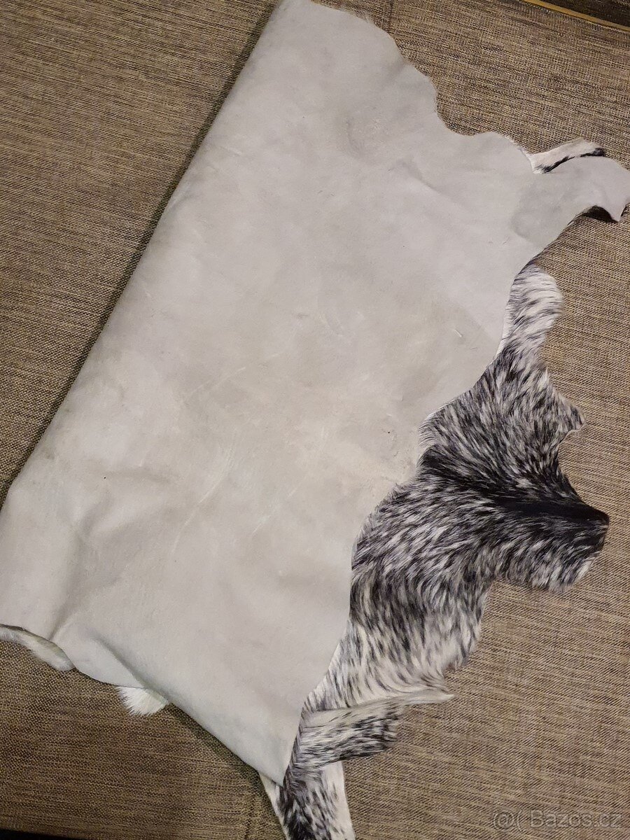 NOVÁ pravá kůže, kožešina - 2