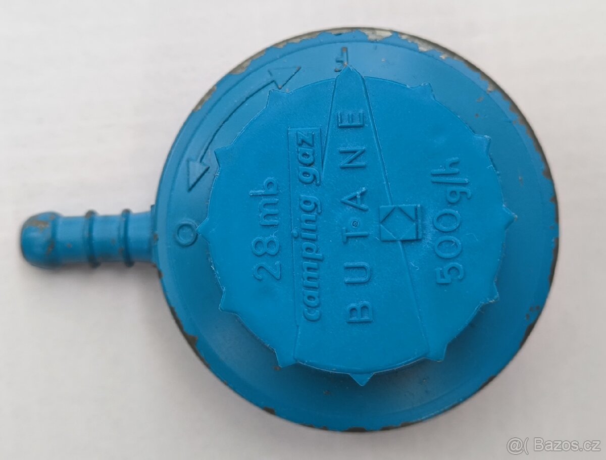 Plynová láhev, bomba + reg. ventil, Camping Gaz, typ 907 - 2