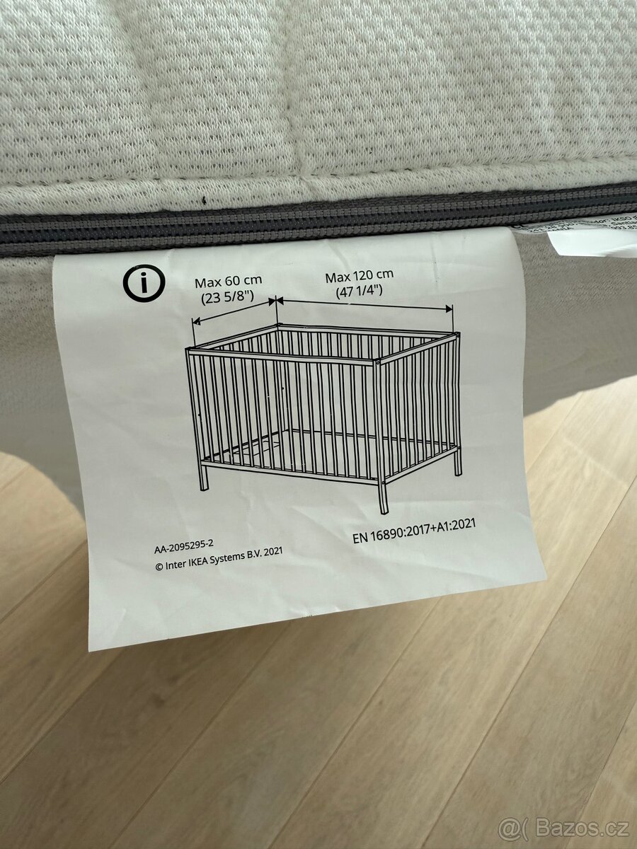 IKEA Pěnová matrace do dětské postýlky - 2