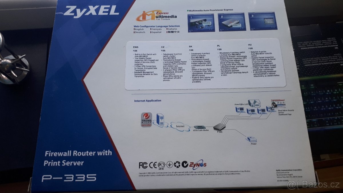 Router ZYXEL nový - 2