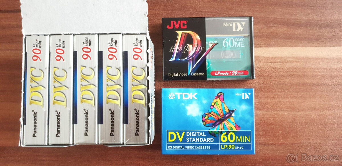Nové, originál zabalené videokazety mini DV - 2