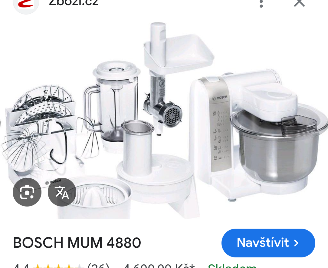 Příslušenství robot Bosch mum 4880 - 2