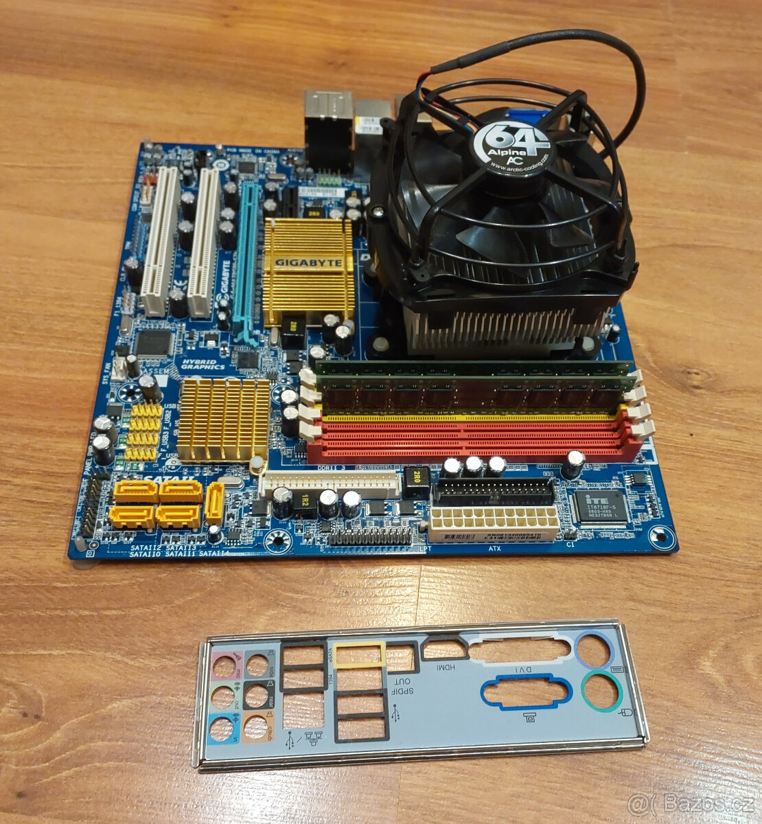 Základní deska AM2 + CPU + RAM + chladič - 2