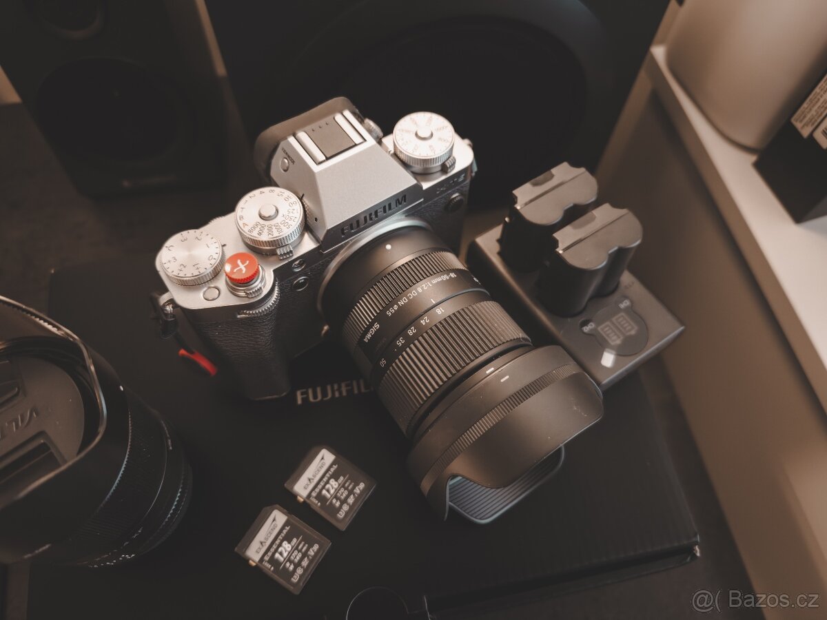 Fujifilm X-T5 + 2 objektivy + příslušenství + ZÁRUKA - 2