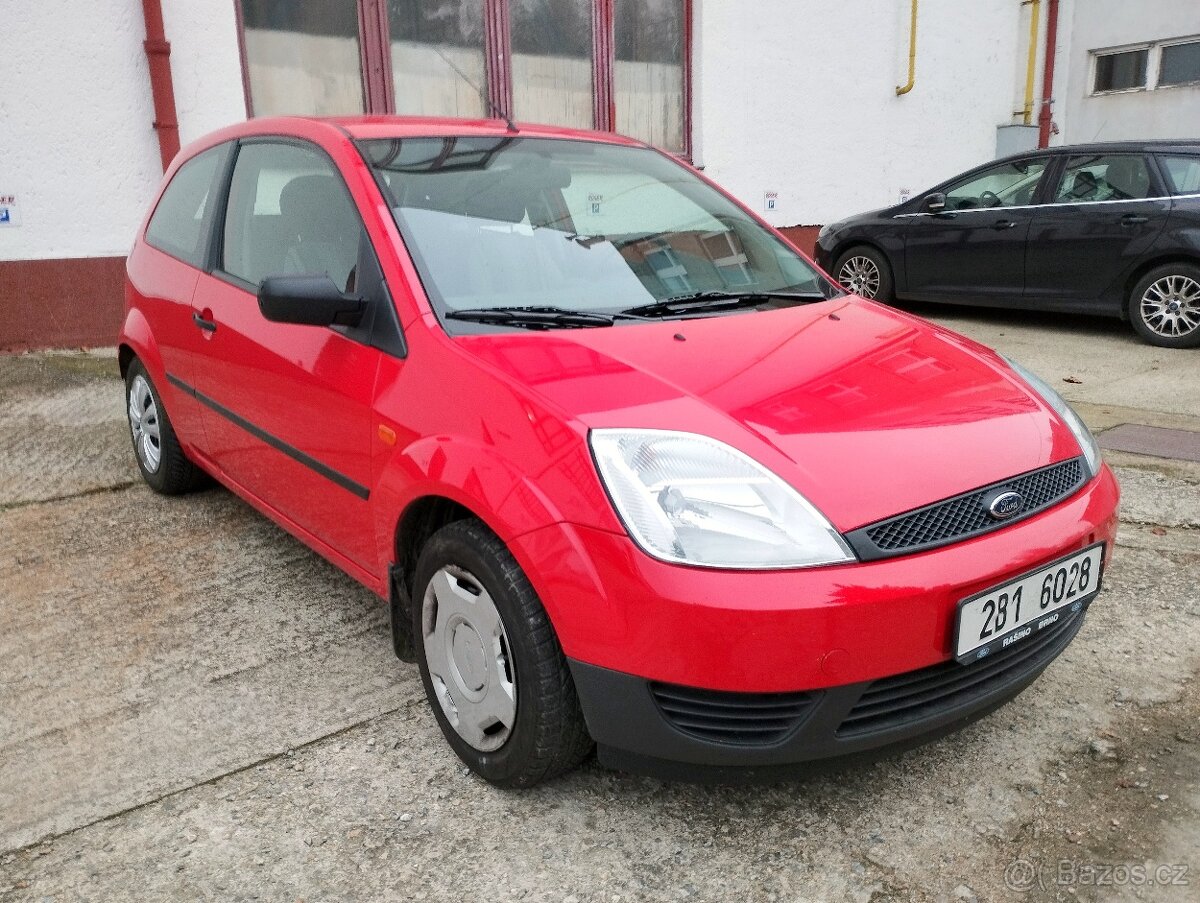 Ford Fiesta, 2004, 1,3 benzín 51 kW, 1. maj. ČR - 78.000 km - 2