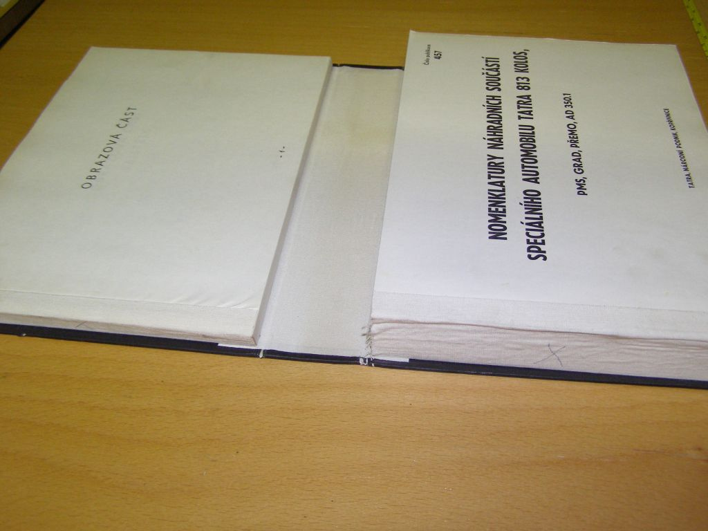 Prodám katalog dílů Tatra 813 - 2