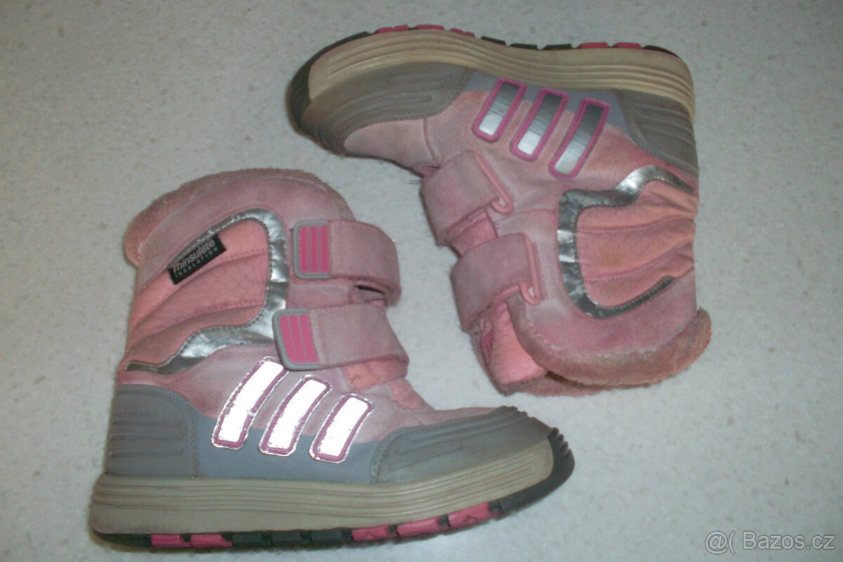 Adidas-Skvělé zimní sněhule/boty, vel. 34. - 2