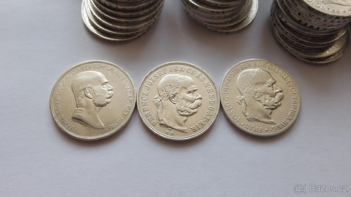 Stříbrné 5 koruny Františka Josefa I - 2