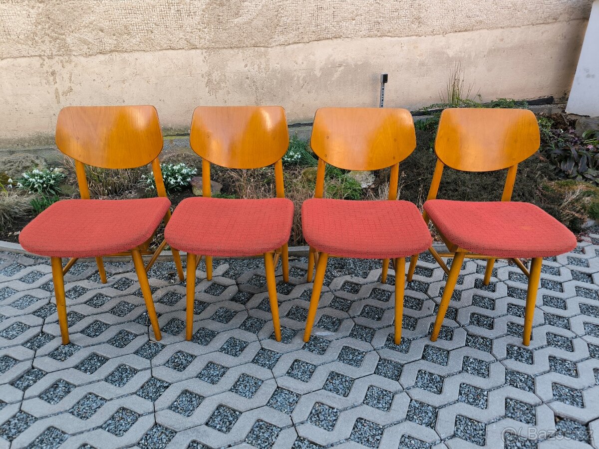 Retro jídelní židle Český nábytek - Brusel Expo 58 - 2