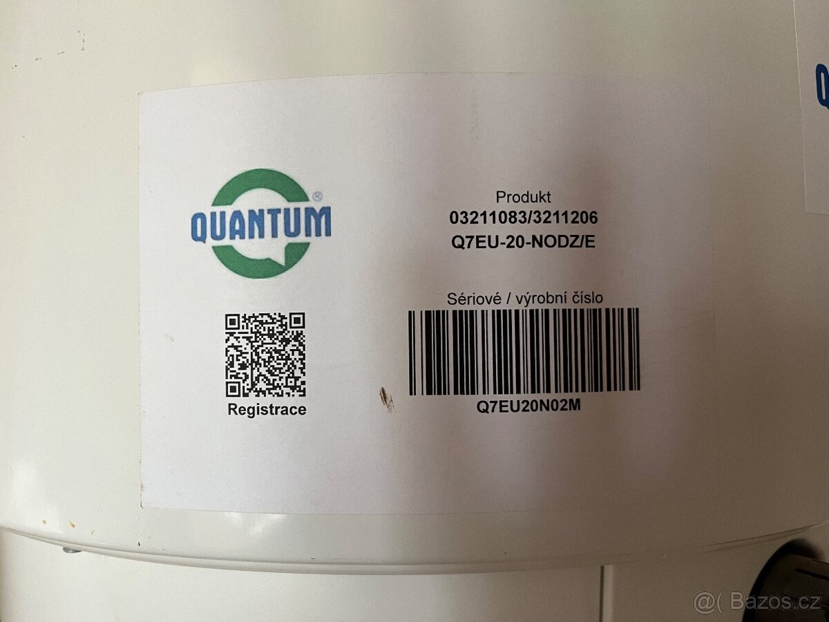 Plynový bojler Quantum, model Q7EU-20-NODZ/E - 2