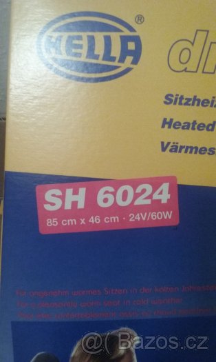 vyhřívání sedaček 24V LKW - 2