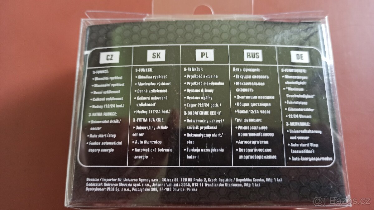 Tachometr na kolo CAT 5 - 2