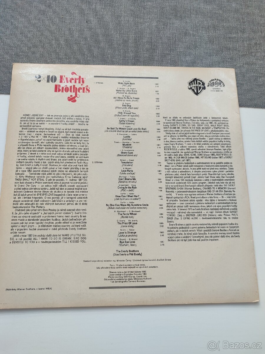 LP - Everly Brothers 2x10 1982 - 2