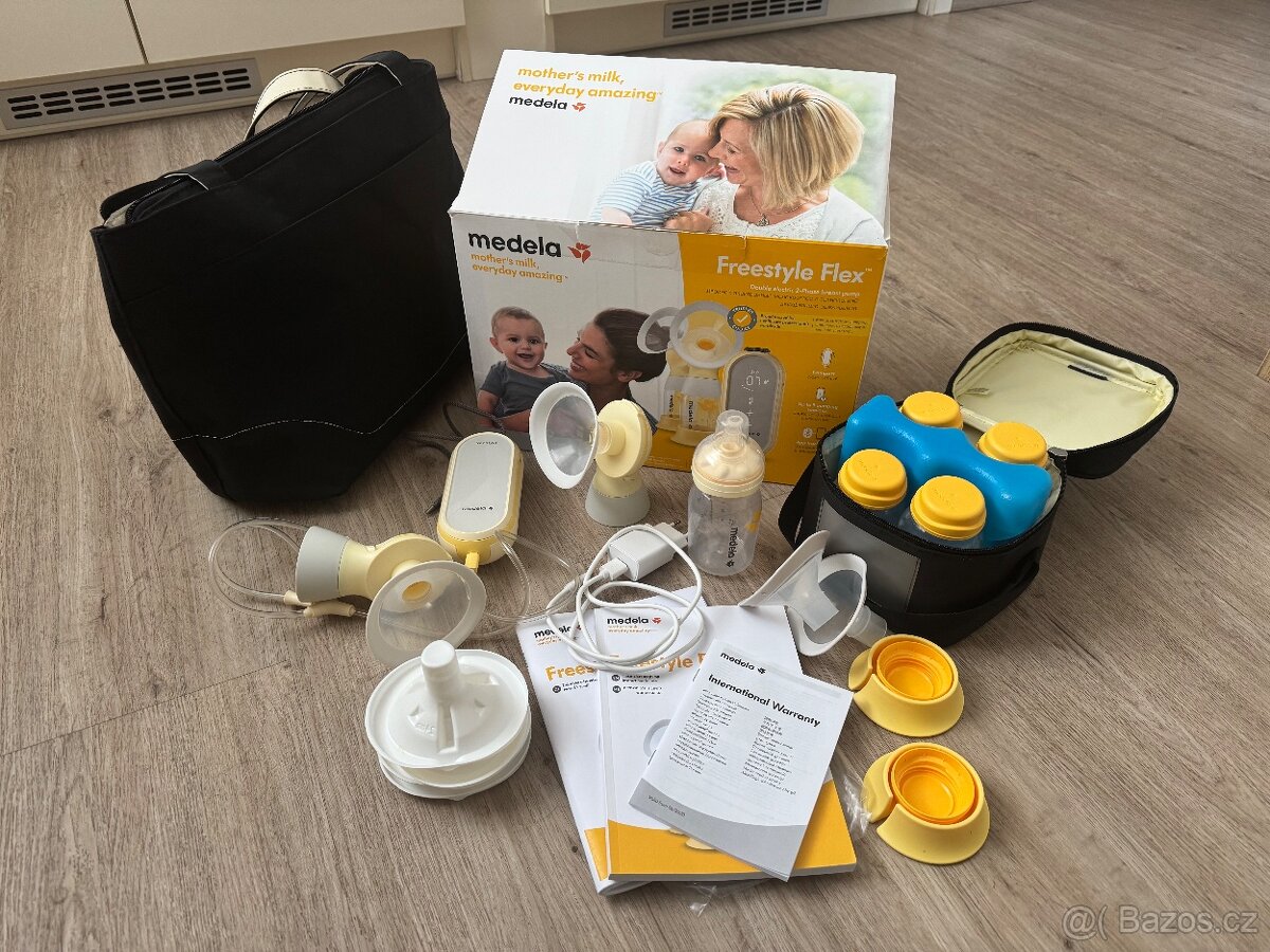 Odsávačka mléka Medela double freestyle flex - 2