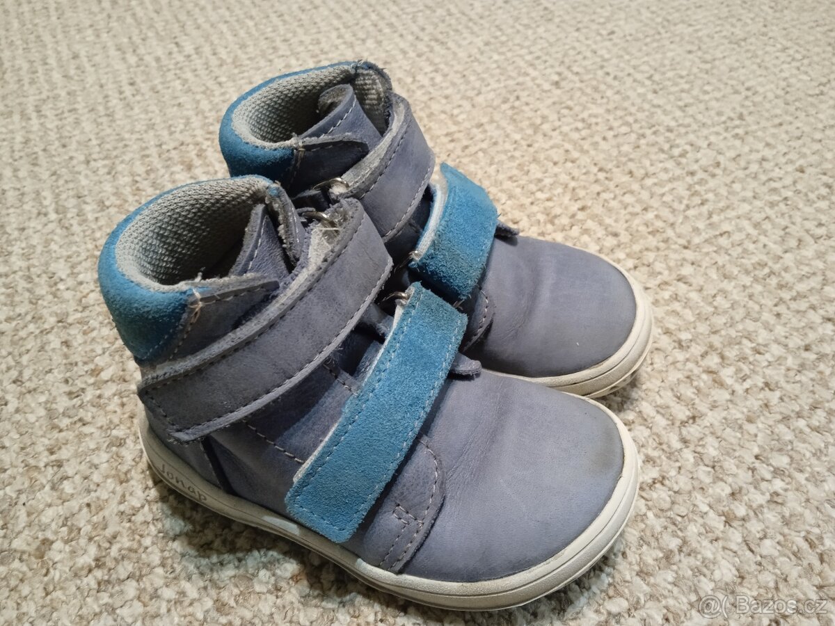 Kožené kotníkové botičky zn. Jonap, vel. 22 - 2