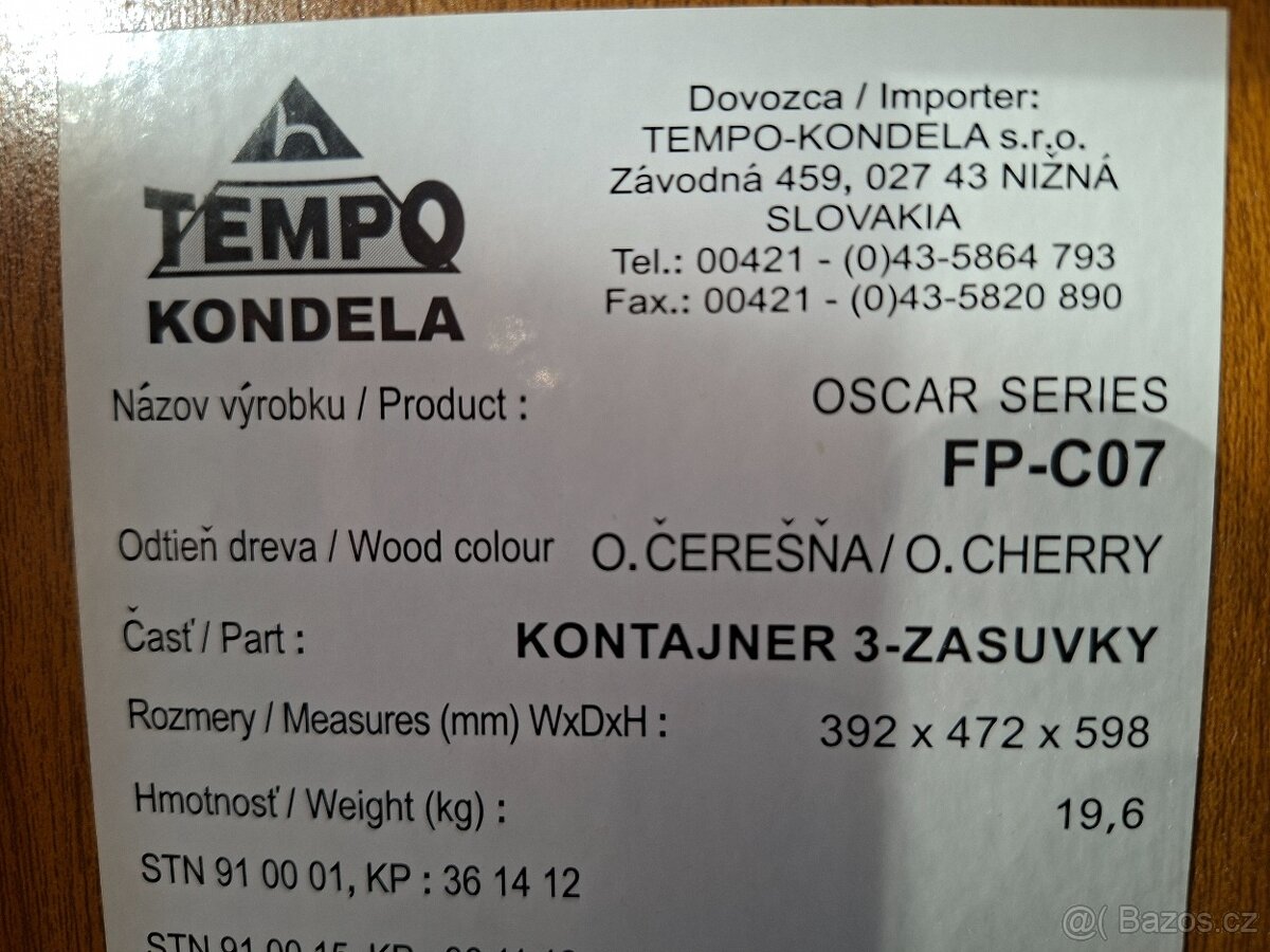 Kontejner pod stůl - 2