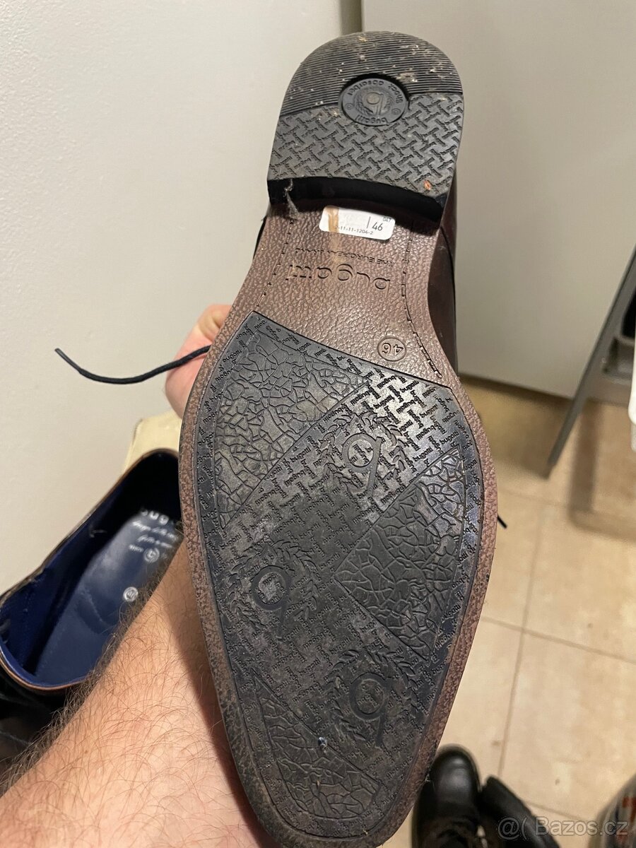 Kožené polobotky Bugatti - 2