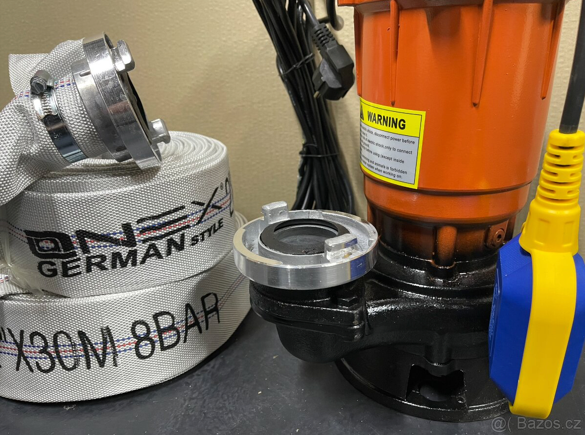 Kalové čerpadlo do žumpy s plovákem - 2