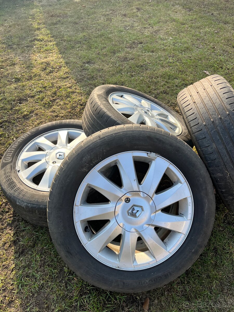 Prodám 4 alu kolo + pneu - 2