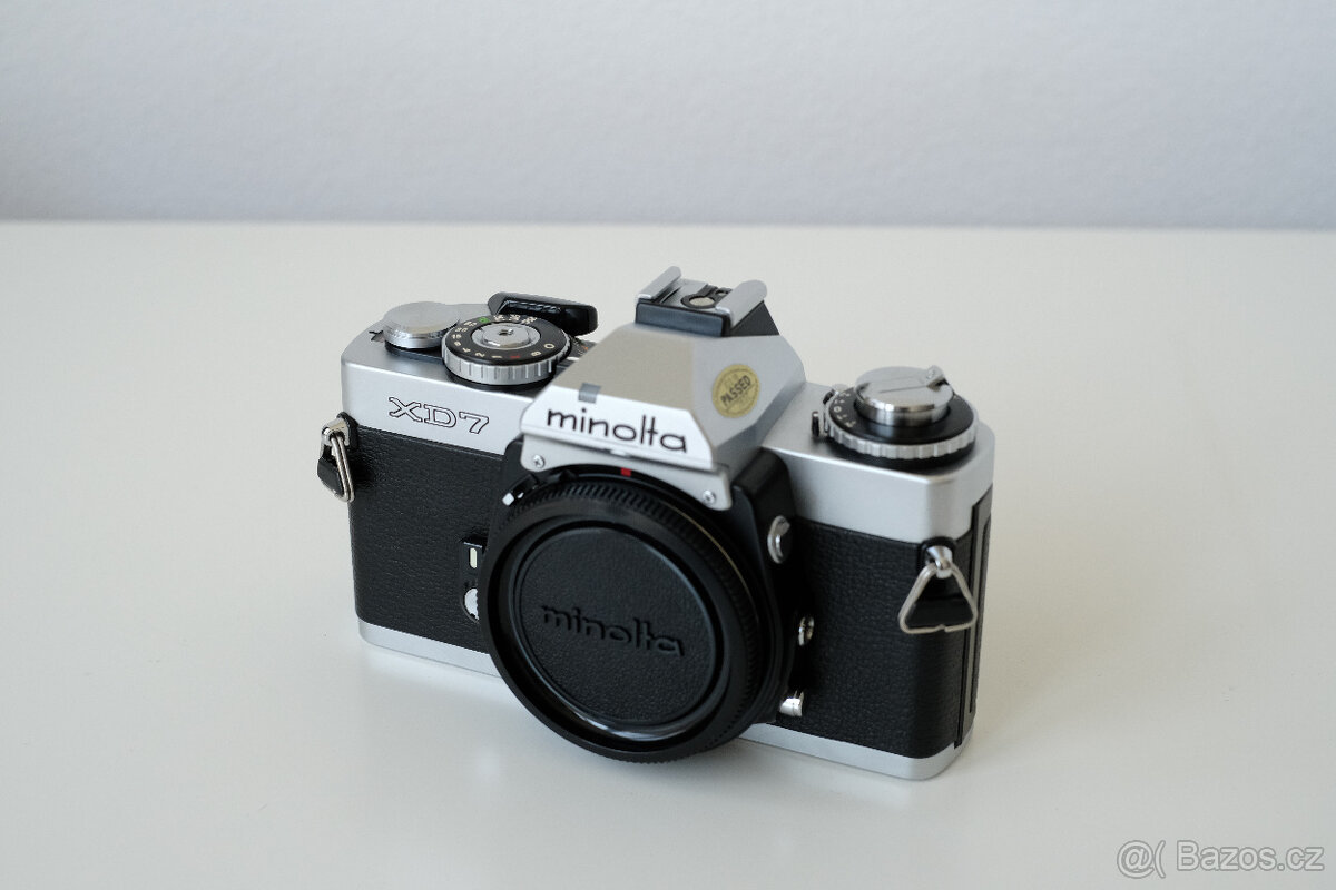 Set Minolta XD7 + 2x objektiv + blesk + popruh - 2