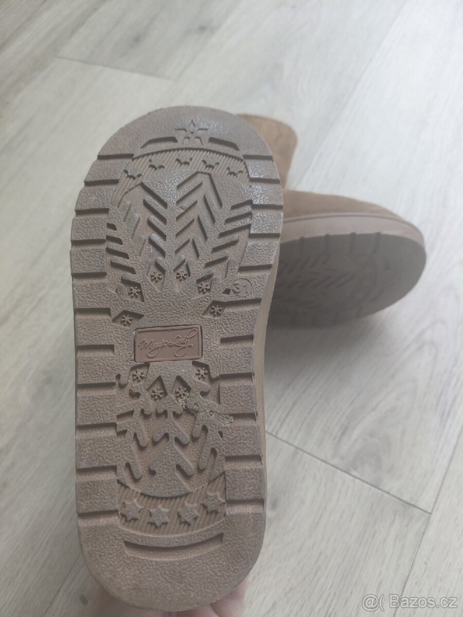 Dívčí válenky hnědé vel. 31 - 2